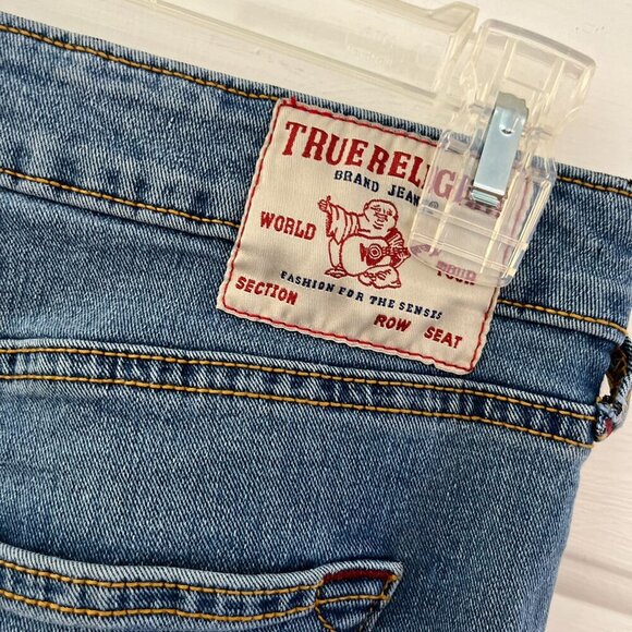 True Religion Woman's Jennie Curvy Mid-Rise Super Skinny JEans Sz 31 - Picture 8 of 13